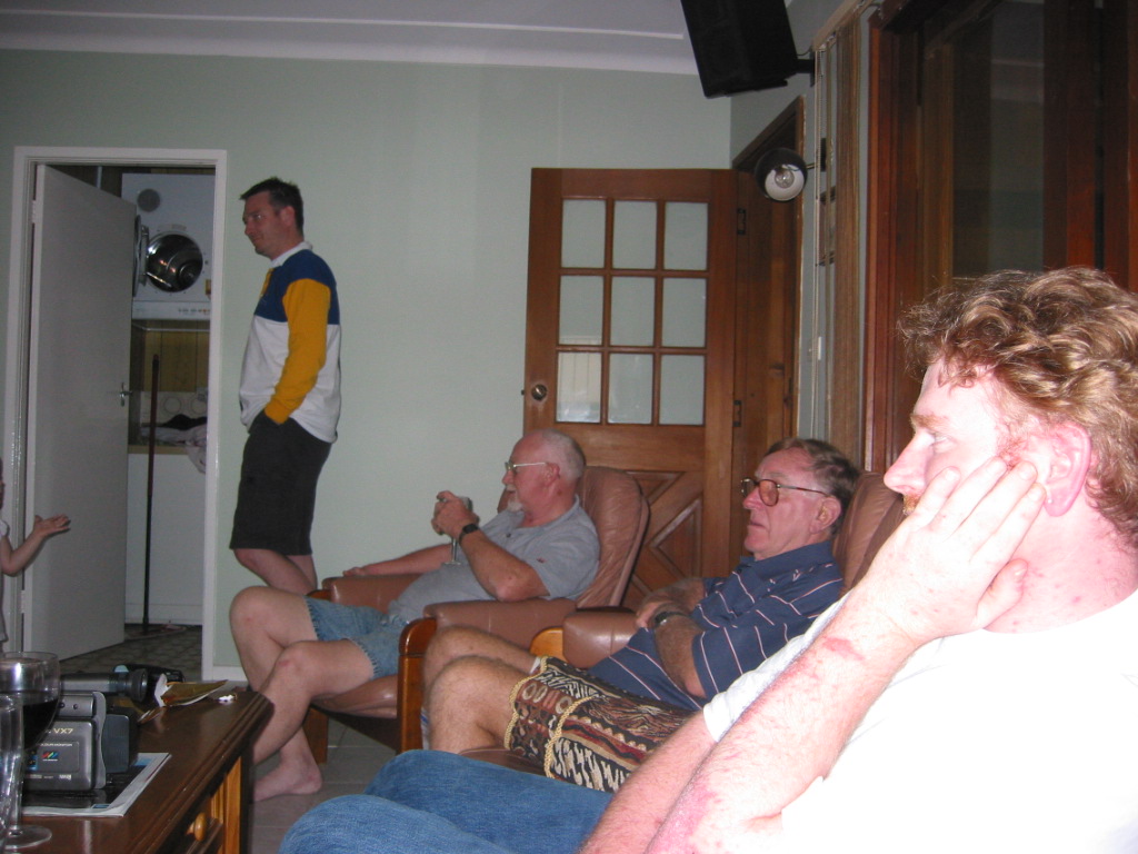 Michael, Brendan, Ken and Sandy (Sarah's dad) at Blacktown