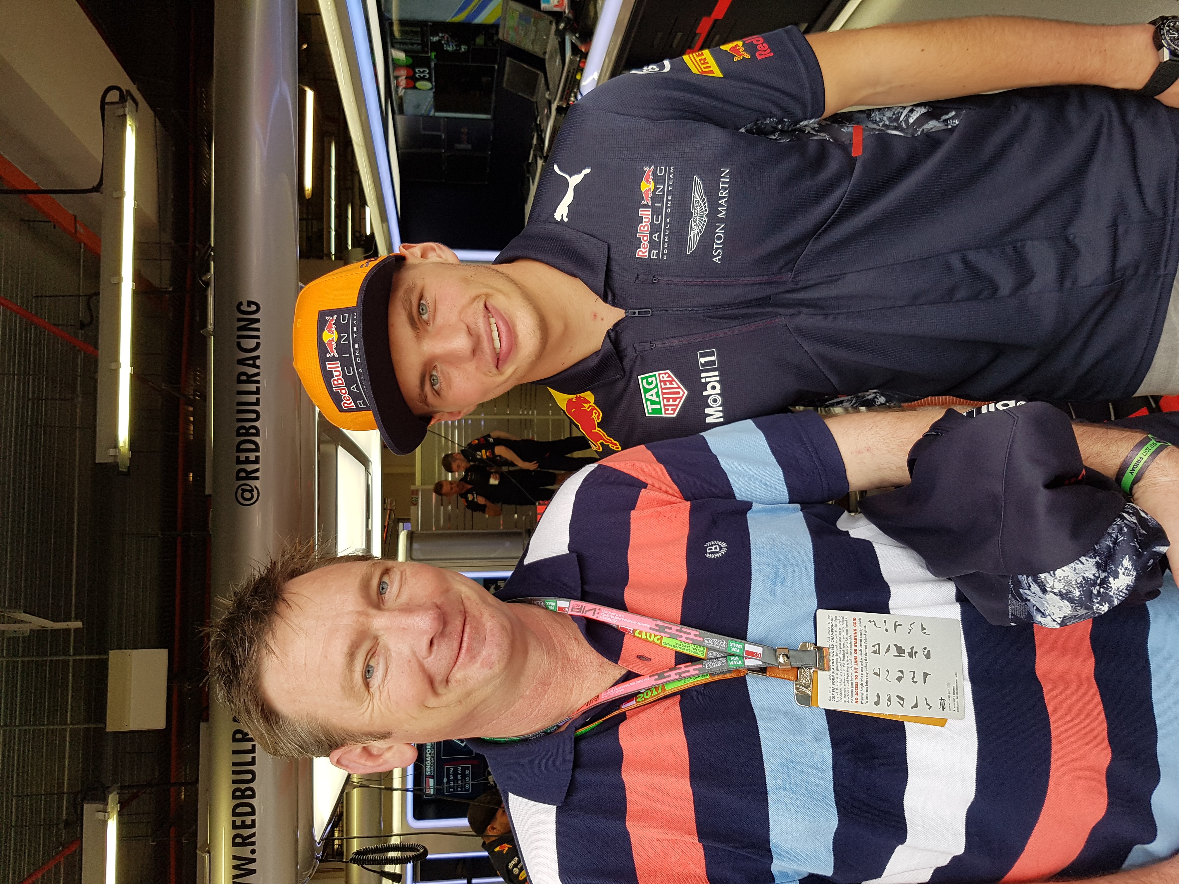 Michael and Max Verstappen