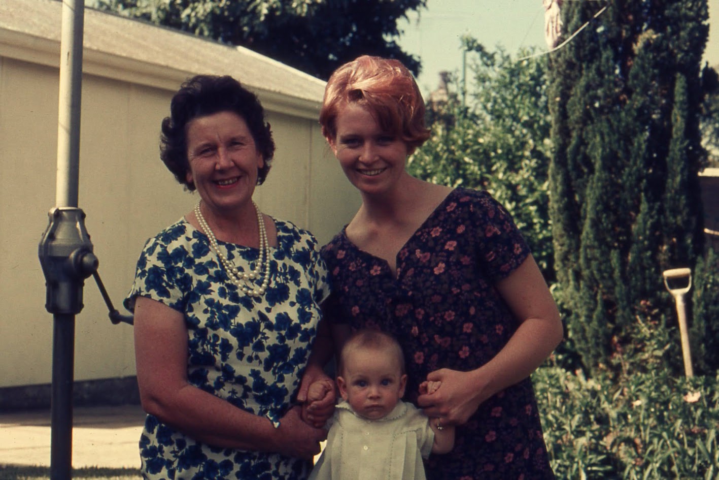 Camille, Isa (grandmother) and baby Michael