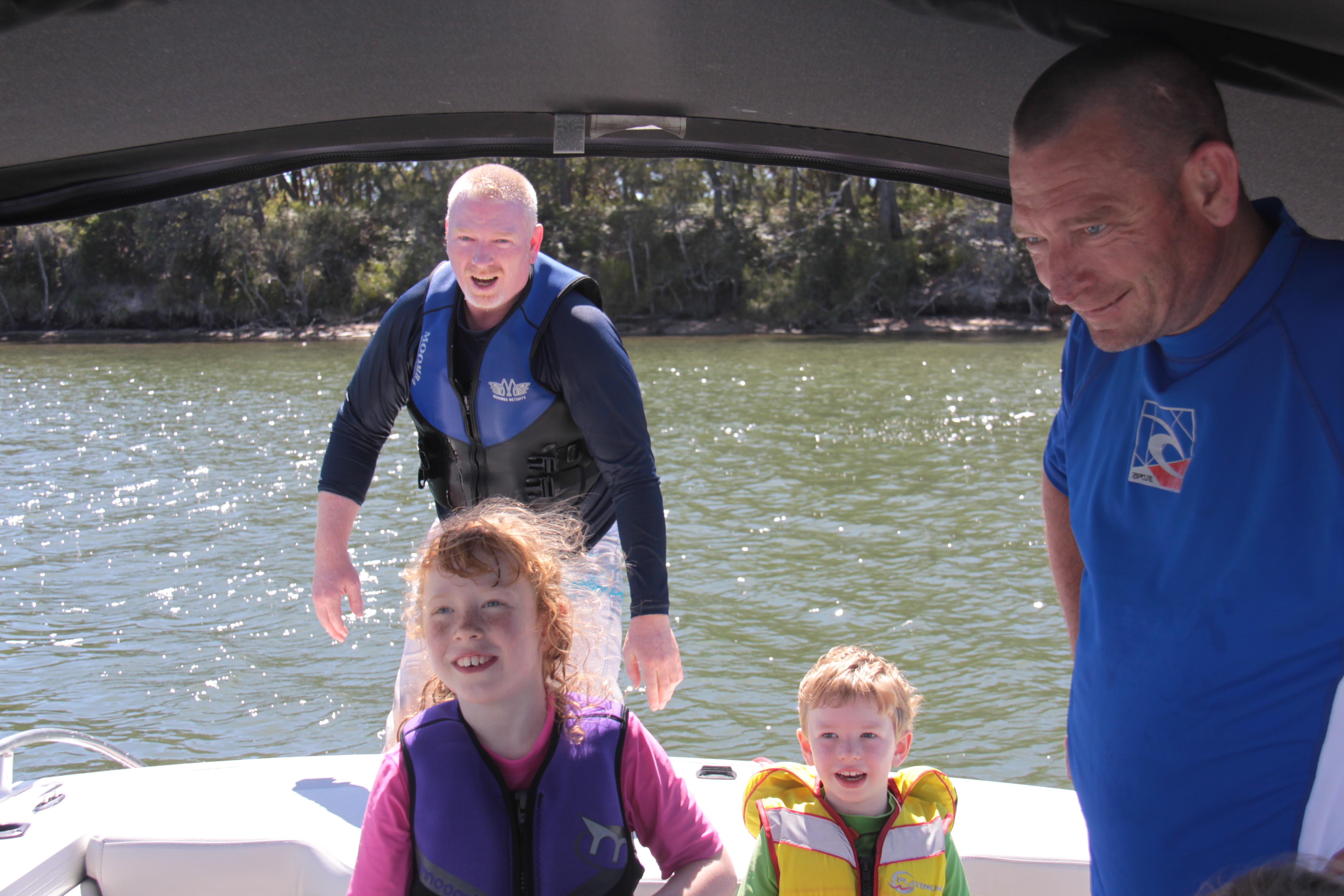 Fun on the water with Michael, Myall Lakes