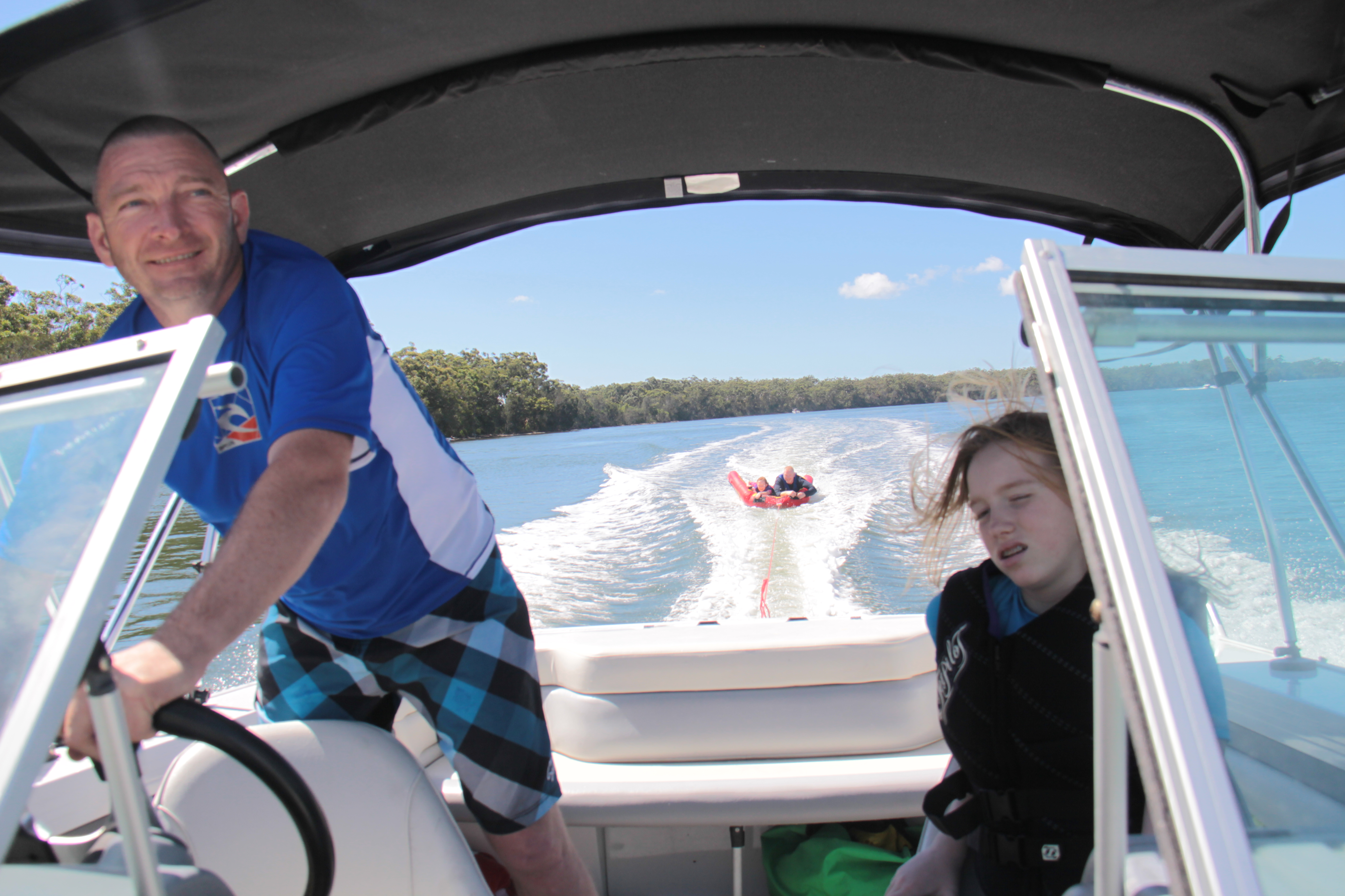 Fun on the water with Michael, Myall Lakes