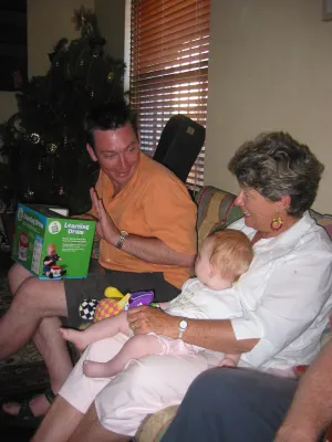 Erskineville Christmas with Michael, Sparky and Sarah's mum Frances