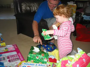 Christmas Forster with Michael and Sparky