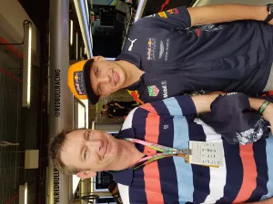 Michael and Max Verstappen