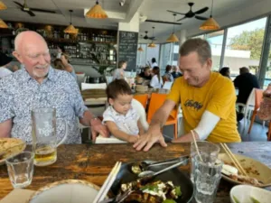 Michael with Oscar and Ken