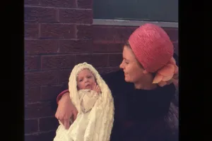 Camille and baby Michael