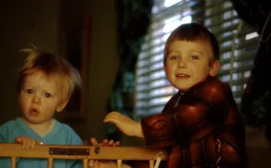 Brendan and Michael as kids