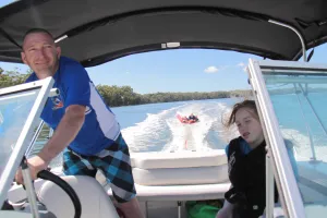 Fun on the water with Michael, Myall Lakes